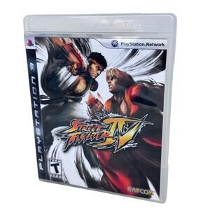 PlayStation 3 Street Fighter IV Video Game‎ Blue-ray Disc BLUS-30265 By Capcom